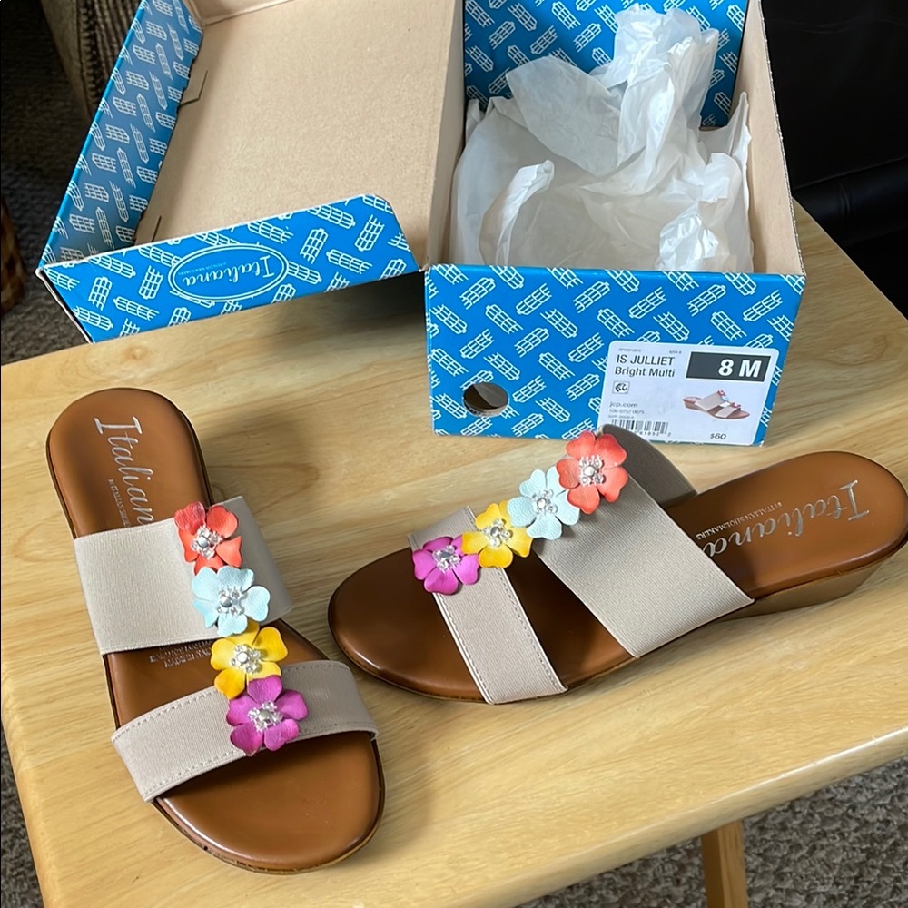 Italiana Floral Sandals